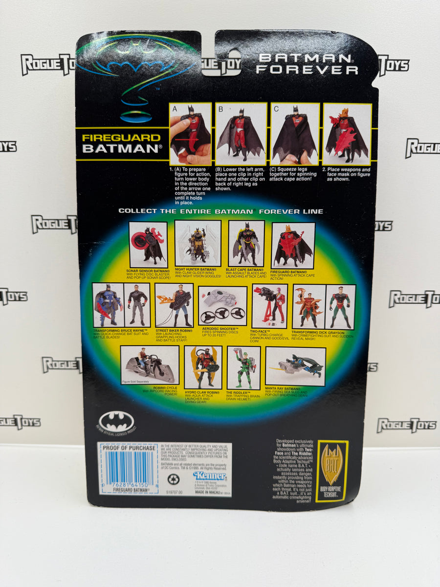Kenner DC Batman Forever Fireguard Batman| Rogue Toys