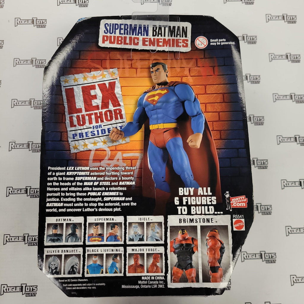 Mattel superman & batman: public enemies, superman