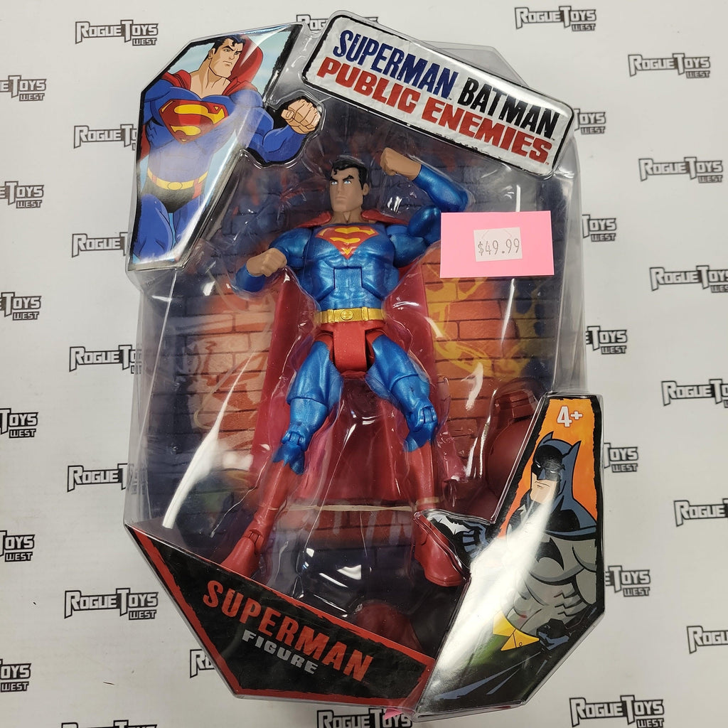 Mattel superman & batman: public enemies, superman (metallic)