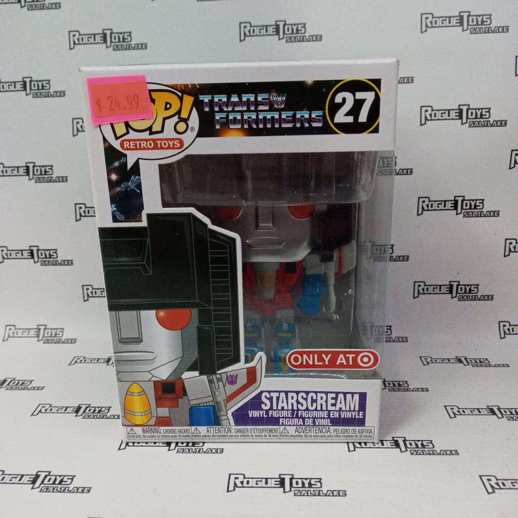 Funko pop! retro toys transformers starscream #27 (target exclusive)