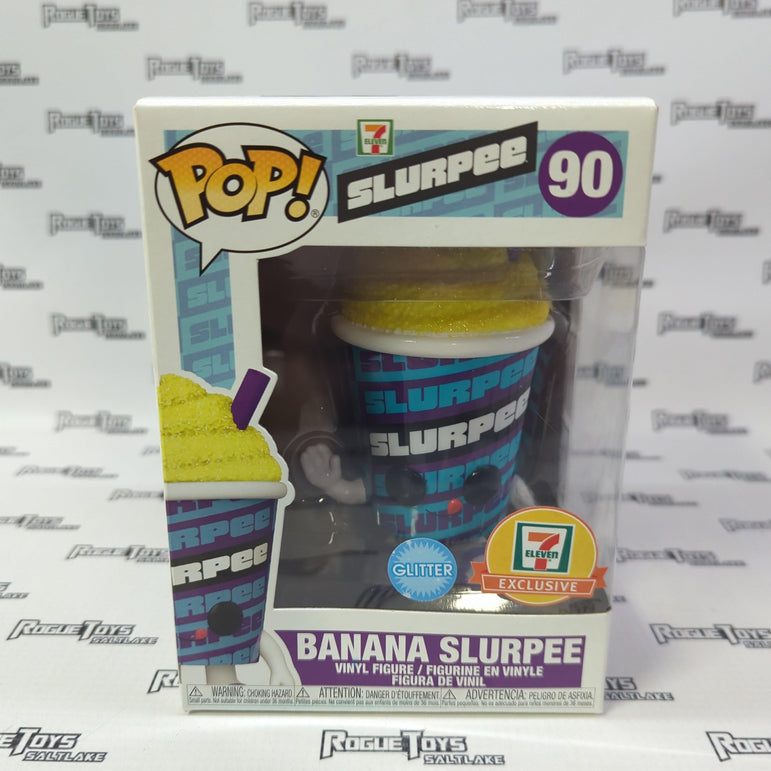 Funko POP! 7-11 Slurpee Glitter Banana Slurpee (7-11 Exclusive) 90