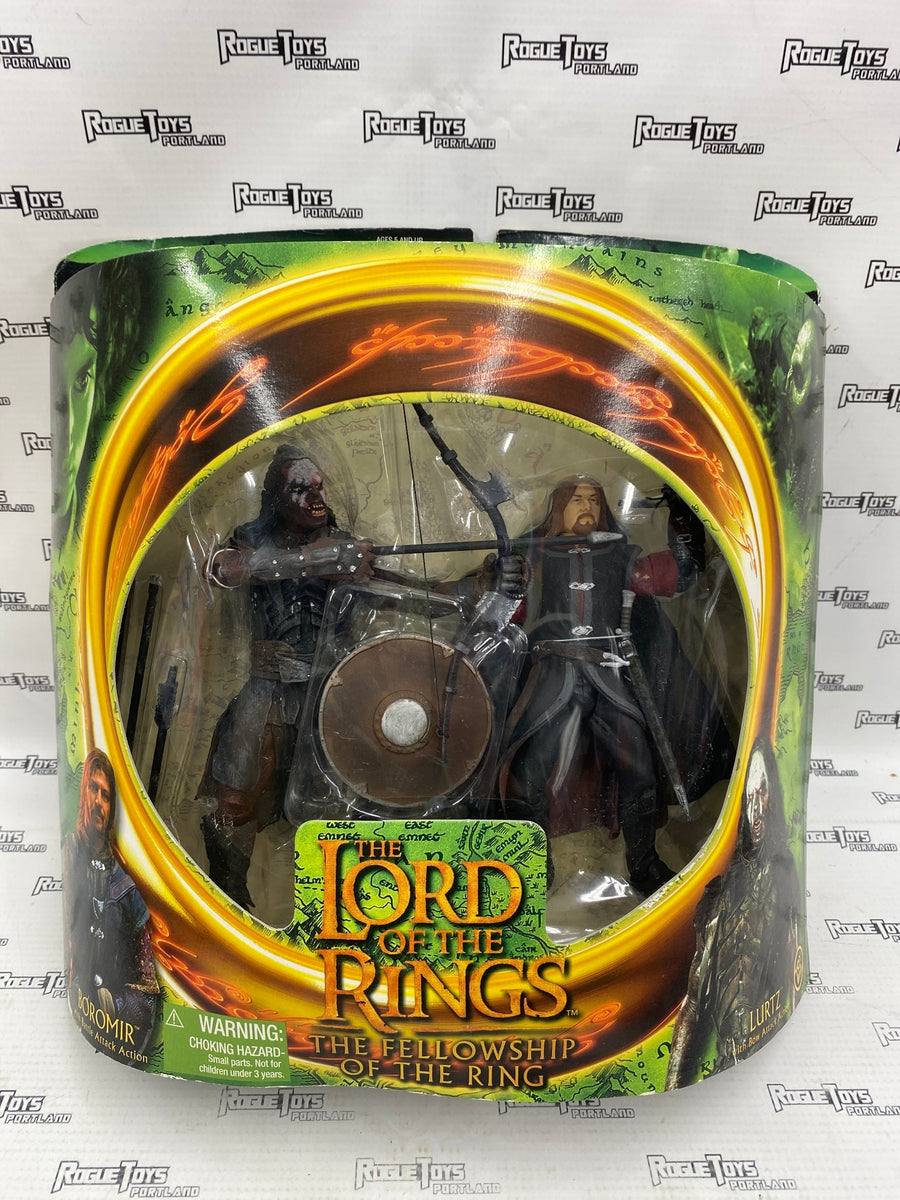 Toy Biz LOTR Fellowship of the Ring Boromir & Lurtz| Rogue Toys