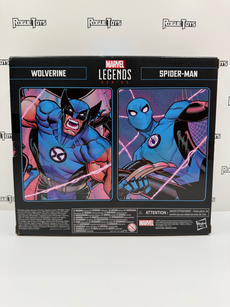 Hasbro Marvel Legends Fantastic Four Wolverine & Spider-Man| Rogue