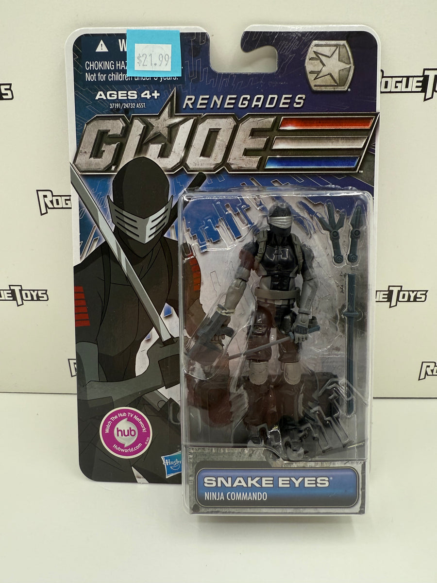 Hasbro G.I. Joe Renegades Snake Eyes Ninja Commando| Rogue Toys