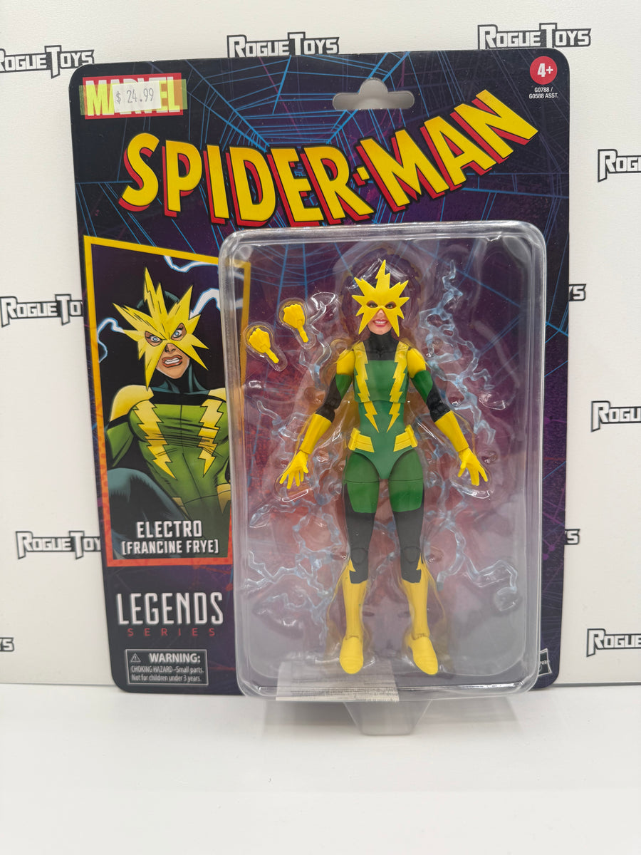 Hasbro Marvel Legends Spider-Man Electro (Francine Frye)| Rogue Toys
