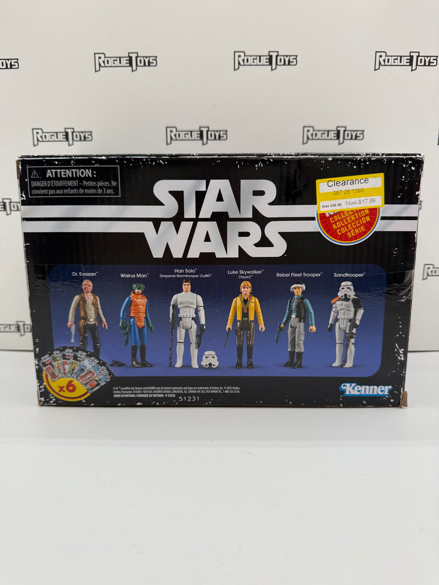 Hasbro Star Wars Retro Collection 6-Pack Dr. Evazan /// Walrus Man
