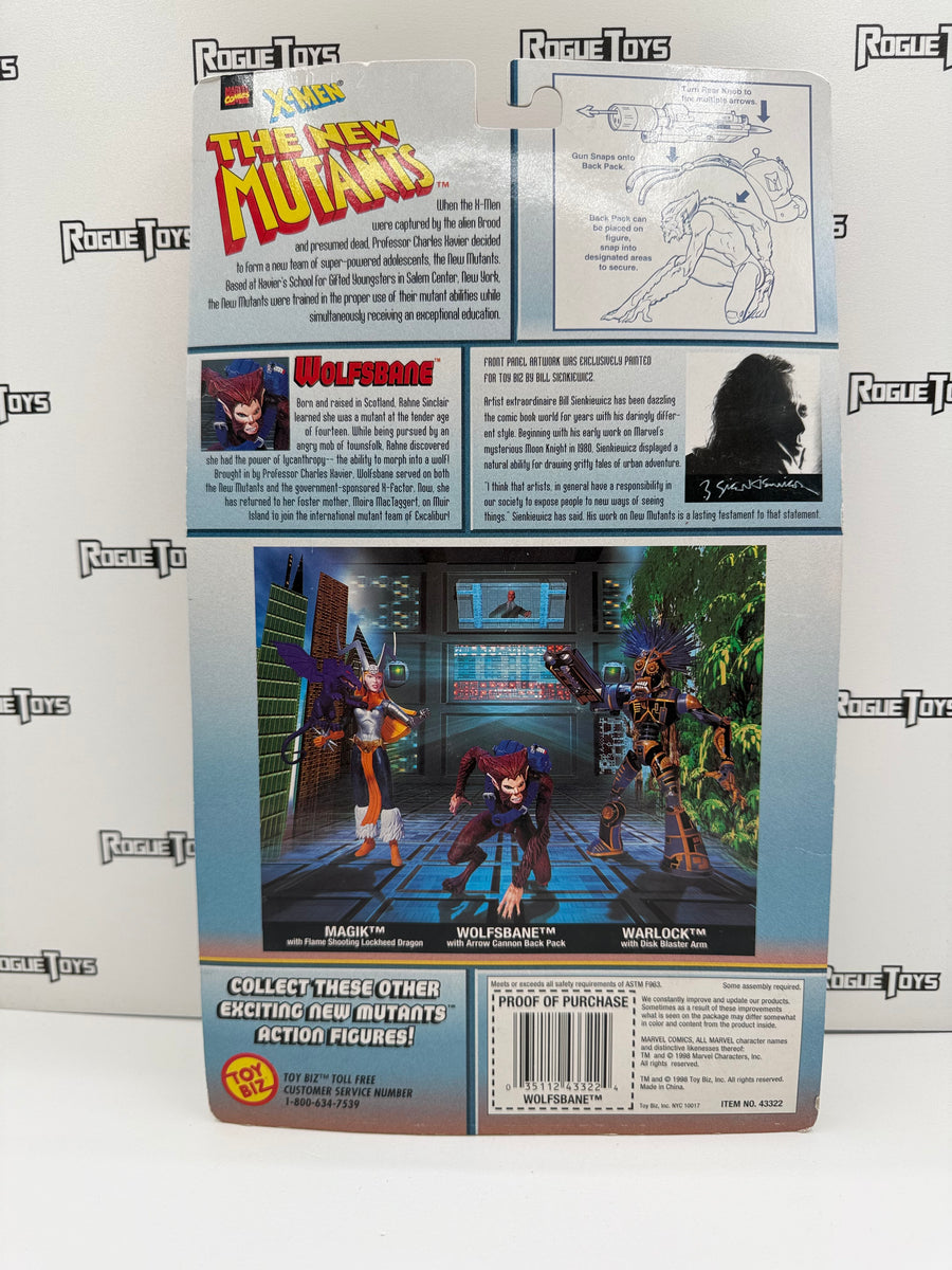 ToyBiz Marvel Comics X-Men The New Mutants Wolfsbane| Rogue Toys