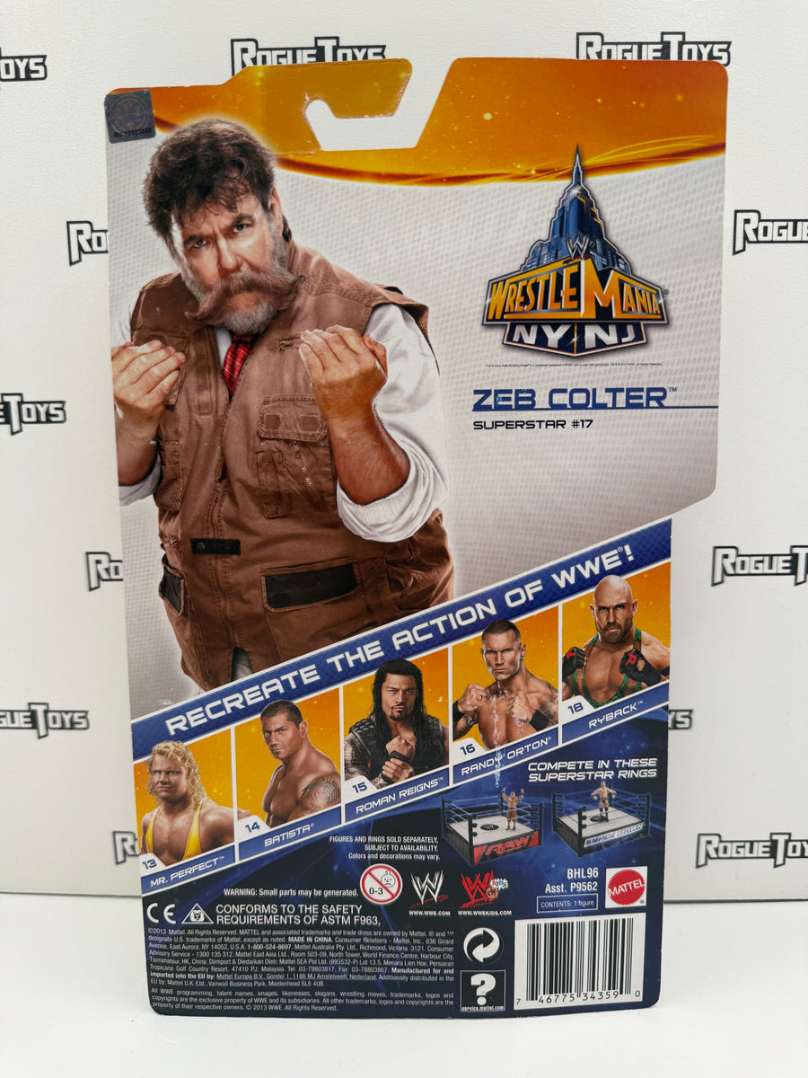 Mattel WWE Basic Series 37 #17 Zeb Colter (WrestleMania Heritage