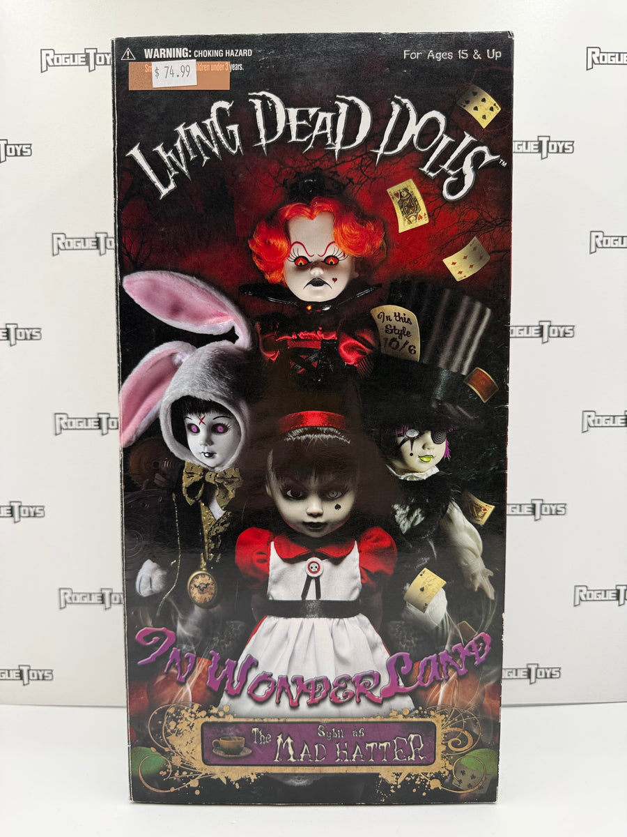 リビングデッドドールズ シビル マッドハッター Mezco Toyz Living Dead Dolls In WonderLand Sybil as The Mad Hatter