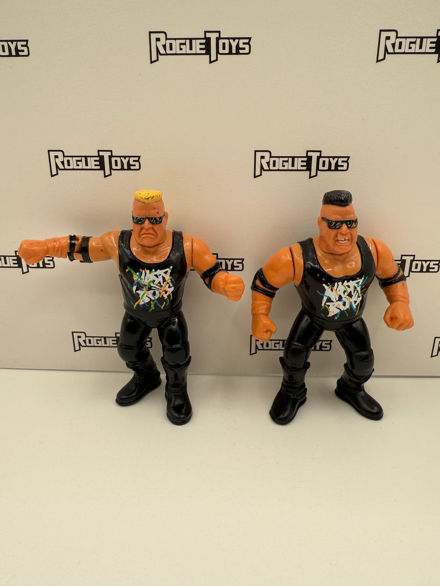 Hasbro WWF Series 4 Nasty Boys: Brian Knobs with Nasticizer