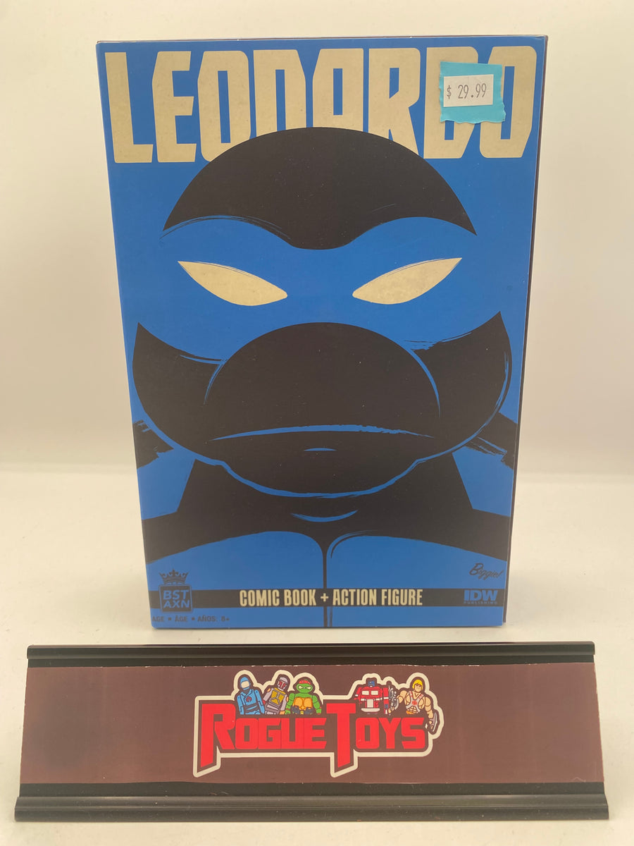 BST AXN Teenage Mutant Ninja Turtles Leonardo Comic Book + Action