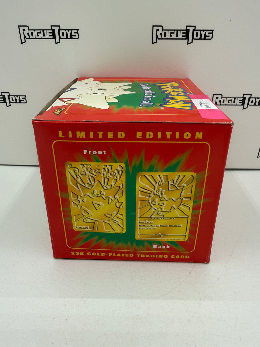 Nintendo Pokémon 23k Gold-Plated Trading Card Togepi| Rogue Toys