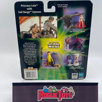 Hasbro Star Wars Power of the Jedi Princess Leia with Sail Barge Cannon