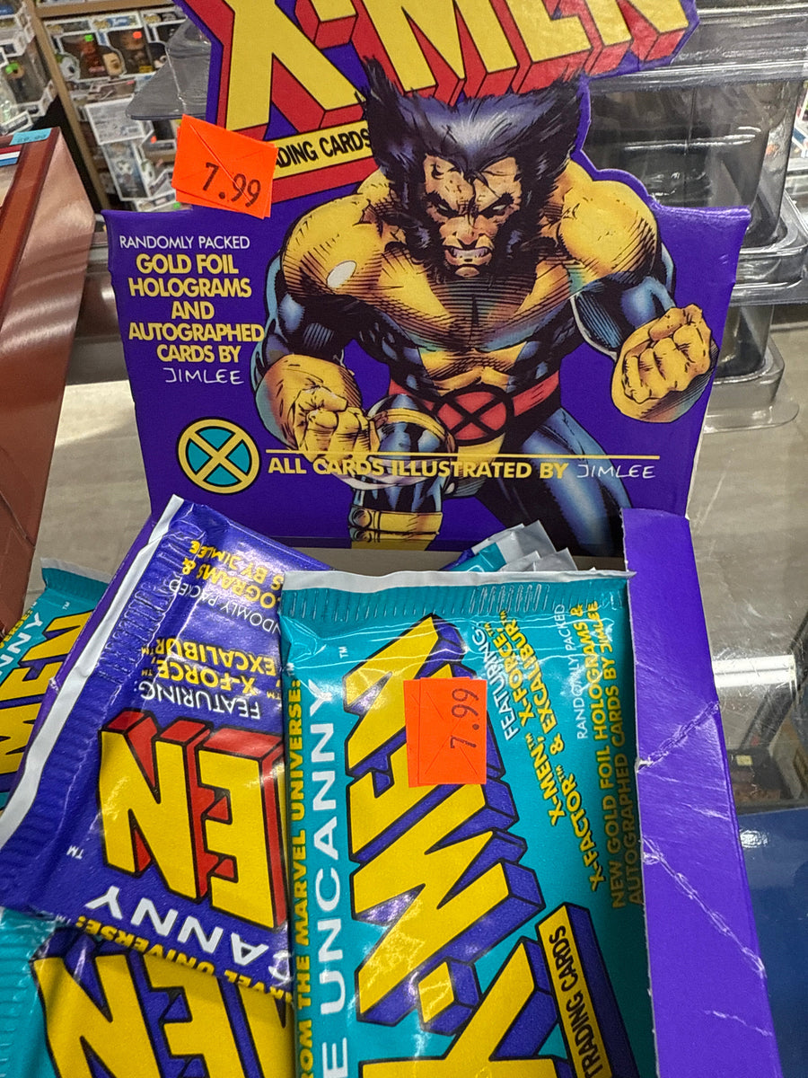 Grapevine Hot men’s Box各種 Uncanny X-Men trading cards (1 unopened pack)| Rogue Toys