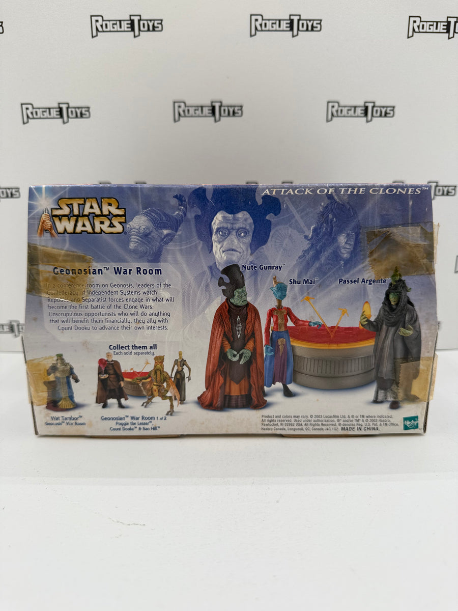 Hasbro Star Wars: Attack of the Clones Geonosian War Room| Rogue Toys