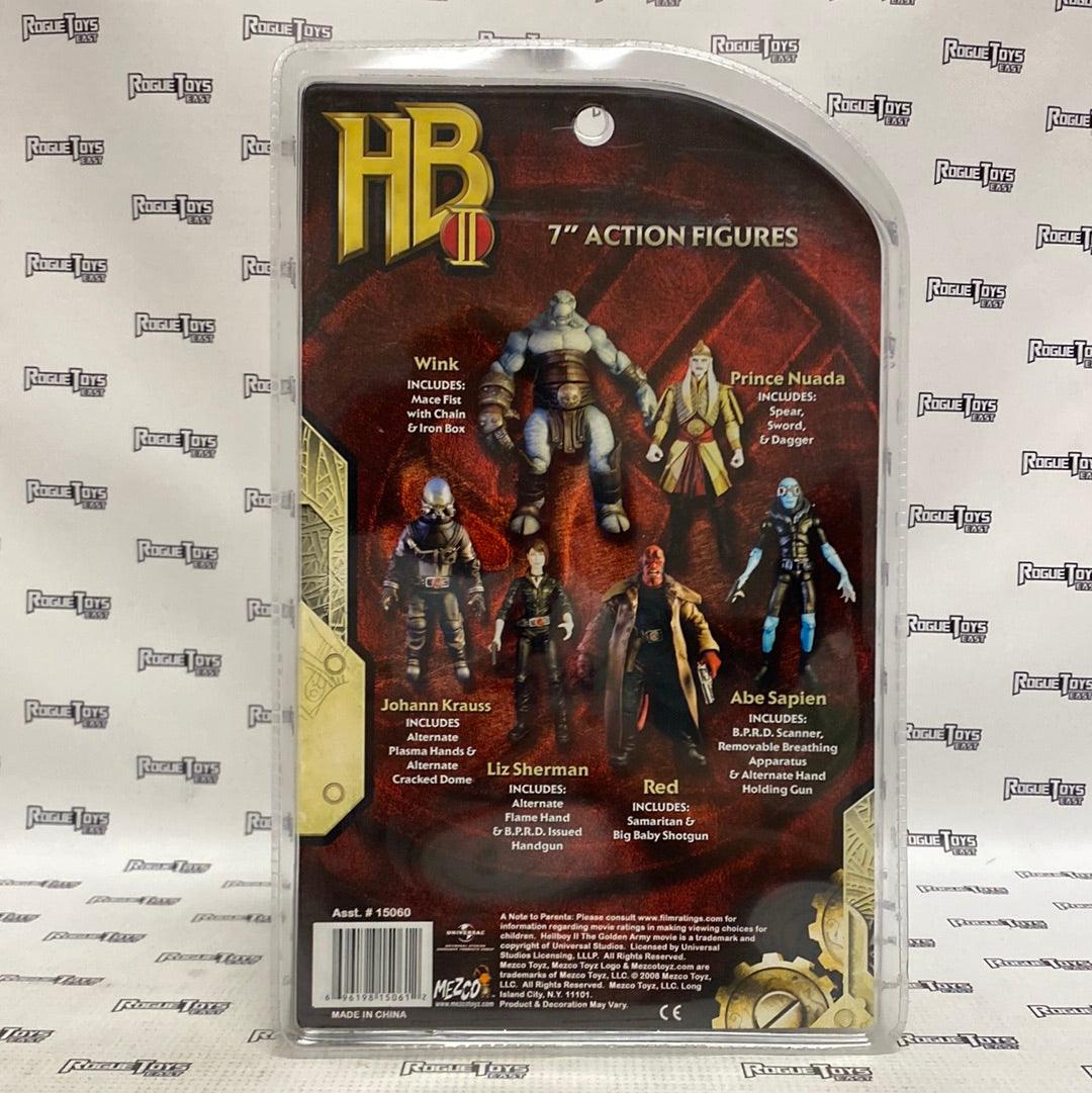 Mezco Hellboy II Abe Sapien w/ B.P.R.D. Scanner, Removable