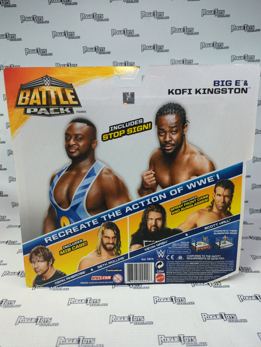 Mattel WWE Battle Pack Series Big E & Kofi Kingston| Rogue Toys