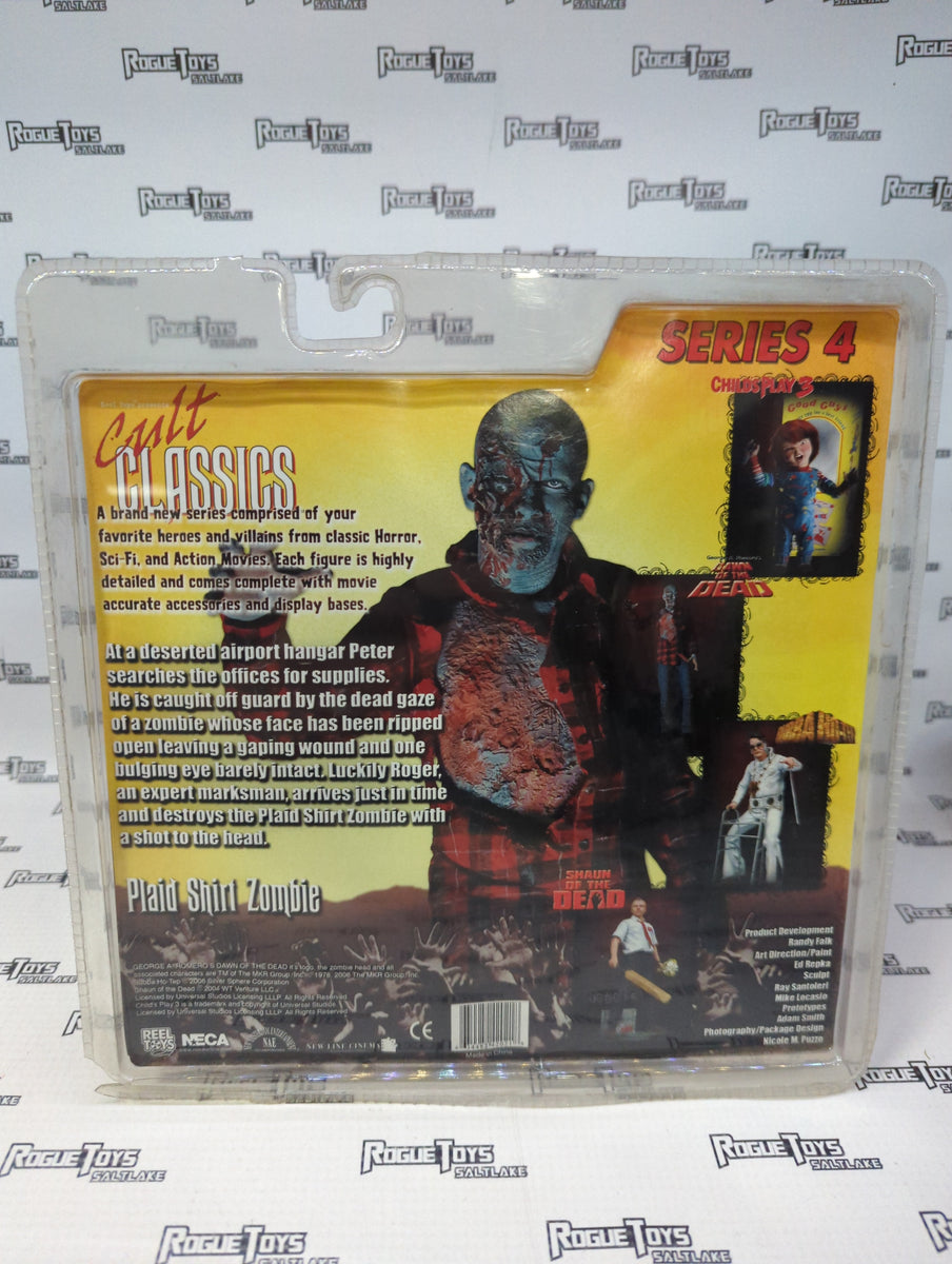 【未開封新品】NECA 『ゾンビ』 Plaid Shirt Zombie NECA Cult Classics Series 4 Dawn of the Dead Plaid Shirt Zombie