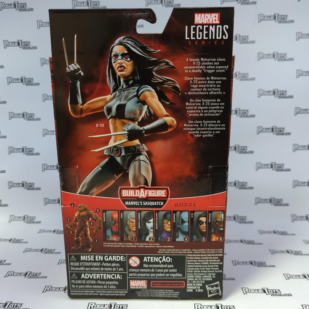 Hasbro marvel legends x-23 (sasquatch baf wave)