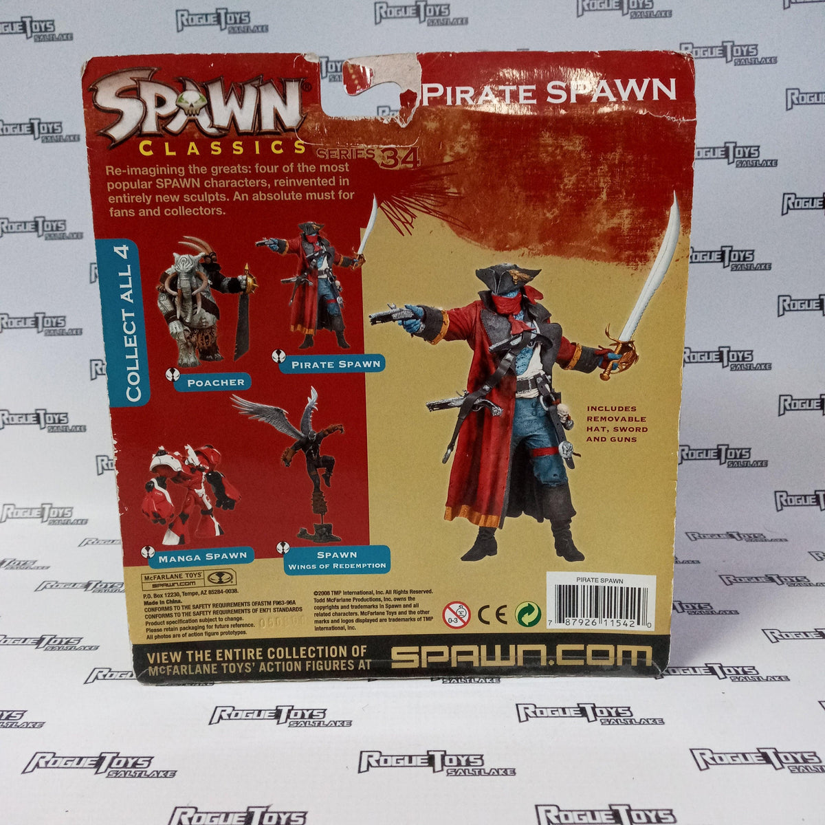 McFarlane Toys Spawn Classics Series 34 Pirate Spawn| Rogue Toys