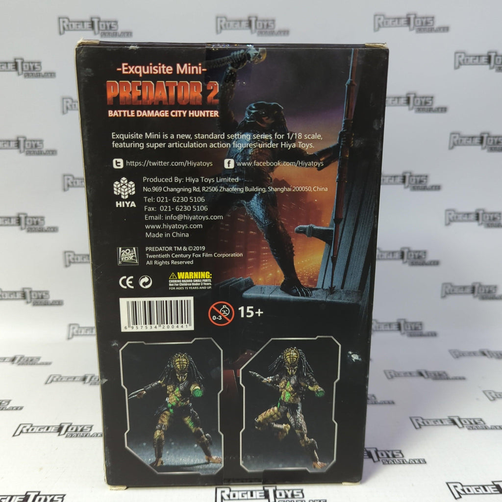 Hiya toys exquisite mini predator 2 battle damage city hunter