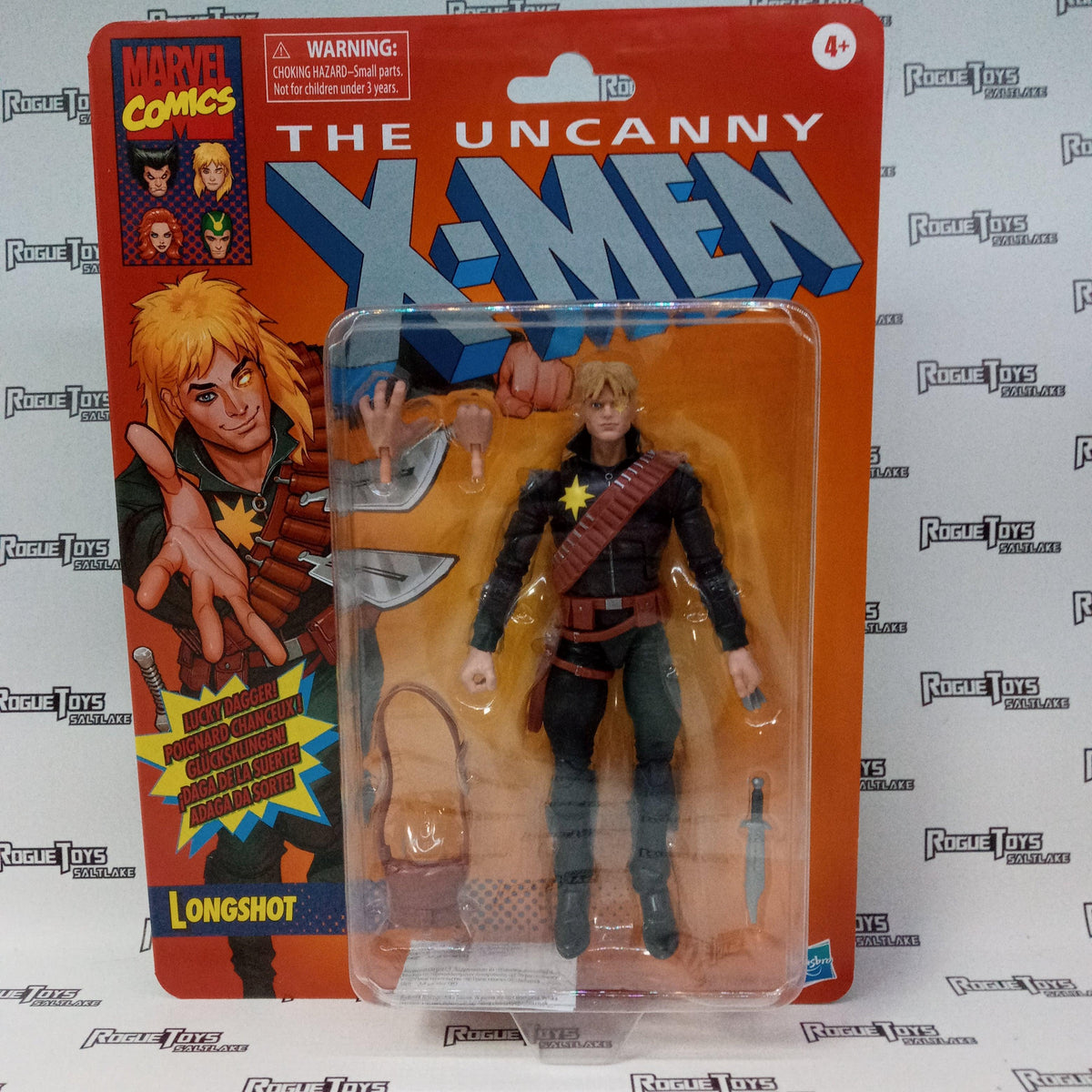 Hasbro Marvel Legends Retro Uncanny X-Men Longshot| Rogue Toys