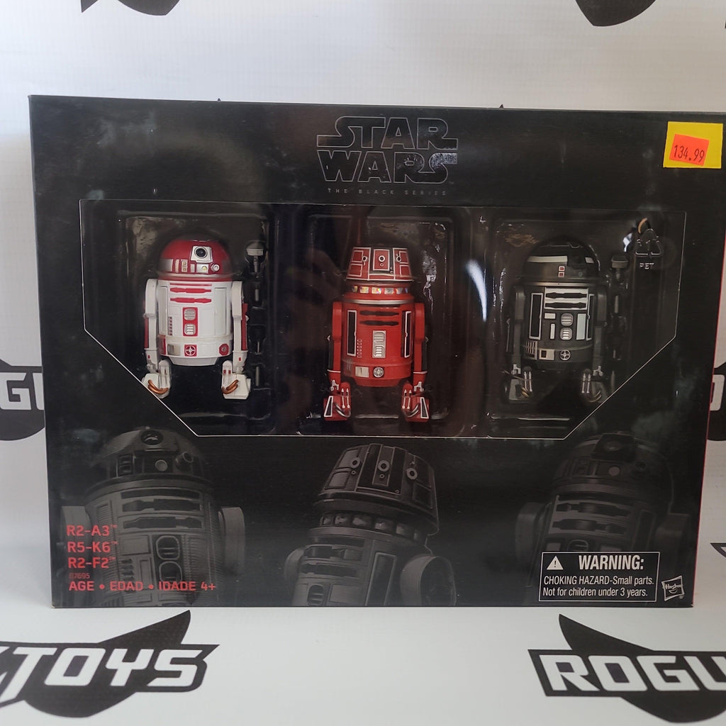 Hasbro Star Wars the Black Series r2-a3 r5-k6 r2- f2