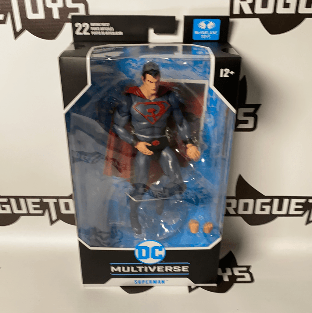 Mcfarlane toys dc multiverse red son superman