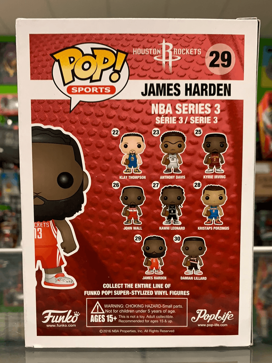 Funko Pop! NBA—James Harden selling #29