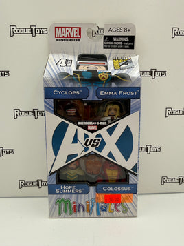 Diamond Select Toys Marvel Minimates Avengers vs. X-Men 4-Pack // Cyclops & Emma Frost vs Hope Summers & Colossus (SDCC Exclusive)
