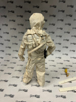 Hasbro 1964 Vintage Painted Black Hair.I. Joe 12” Action Figure with Military Ski Patrol Snow Trooper Outfit & Accessories (Incomplete)