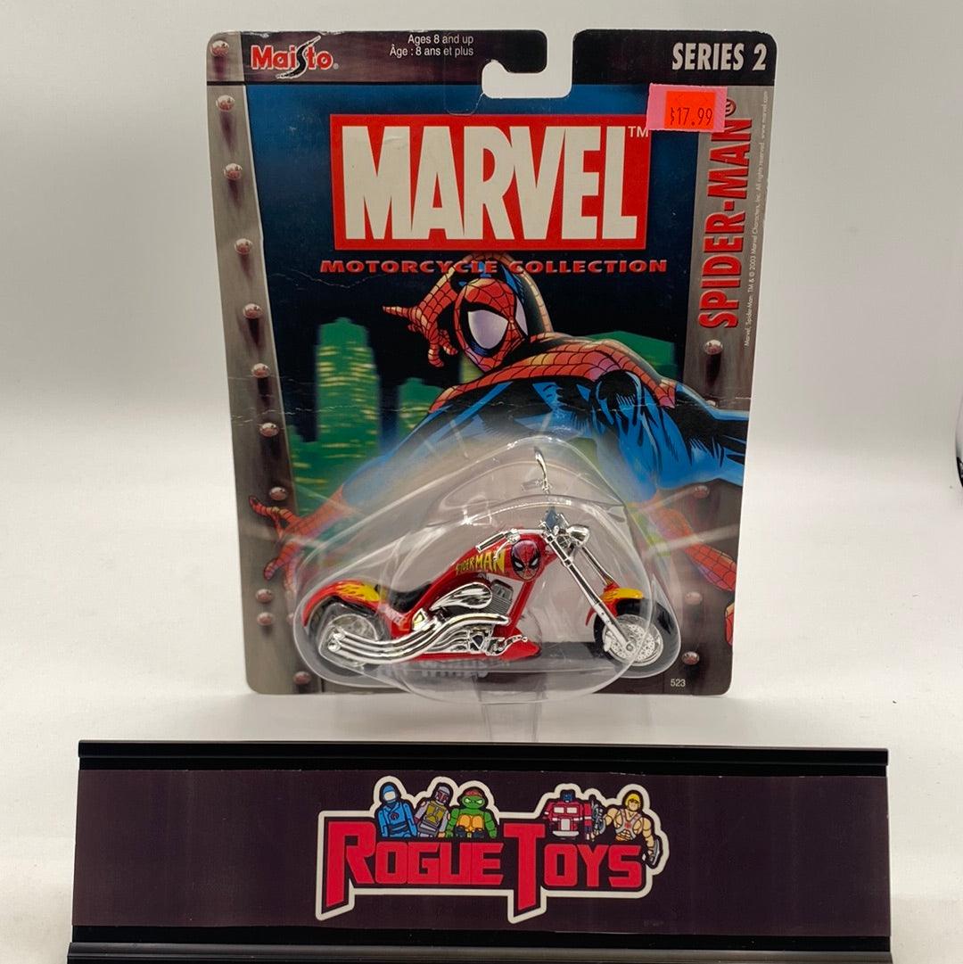 Maisto Marvel Motorcycle Collection Series 2 Spider Man Heavy Winds Rogue Toys