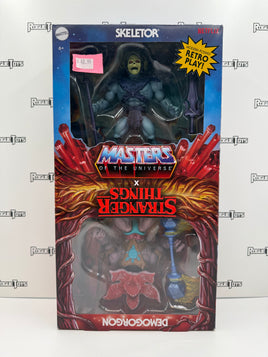 Mattel Masters of the Universe (MOTU) x Stranger Things Skeletor & Demogorgon