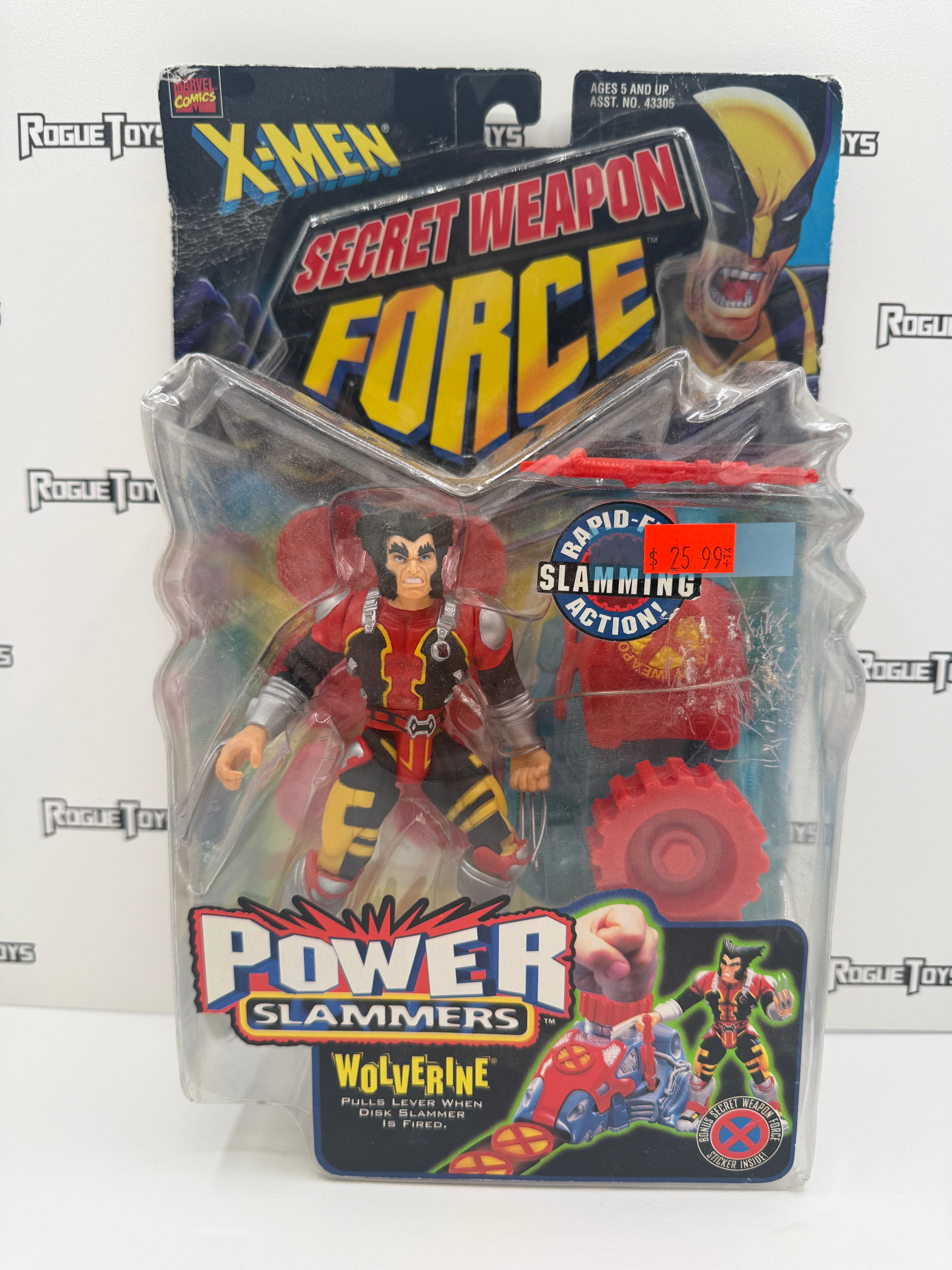 ToyBiz Marvel Comics X-Men Secret Weapon Force Power Slammers