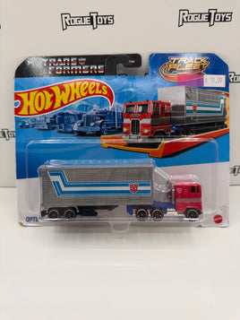 Mattel Hot Wheels Track Fleet Transformers Optimus Prime
