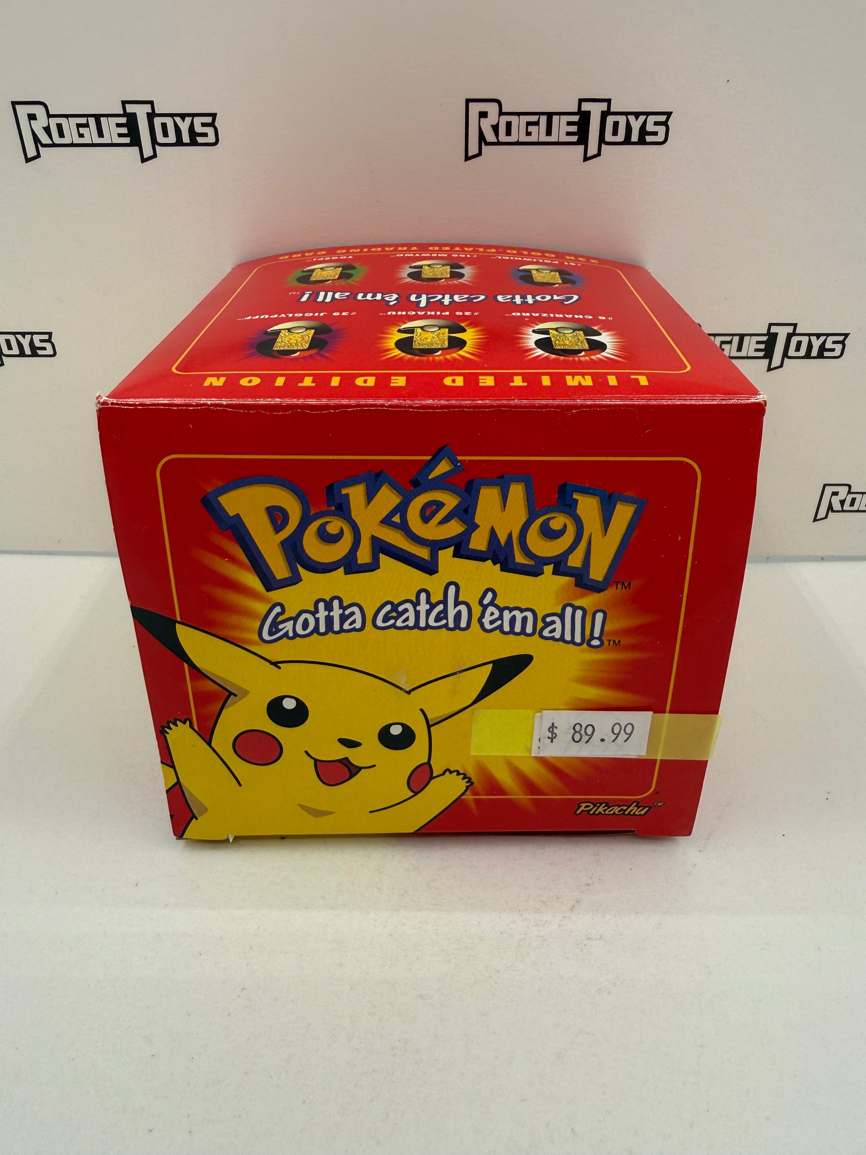 Nintendo Pokémon 23k Gold-Plated Trading Card #25 Pikachu| Rogue Toys