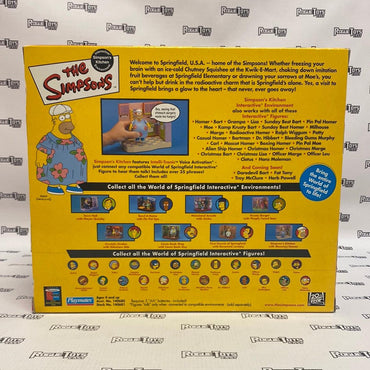 Playmates The Simpsons Interactive Environment Simpson’s Kitchen w/ Muumuu Homer - Rogue Toys