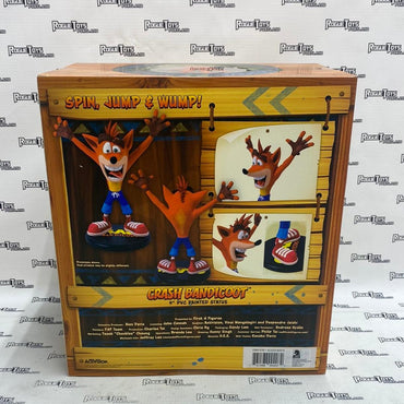 First 4 Figures Crash Bandicoot 9” PVC Painted Statue - Rogue Toys