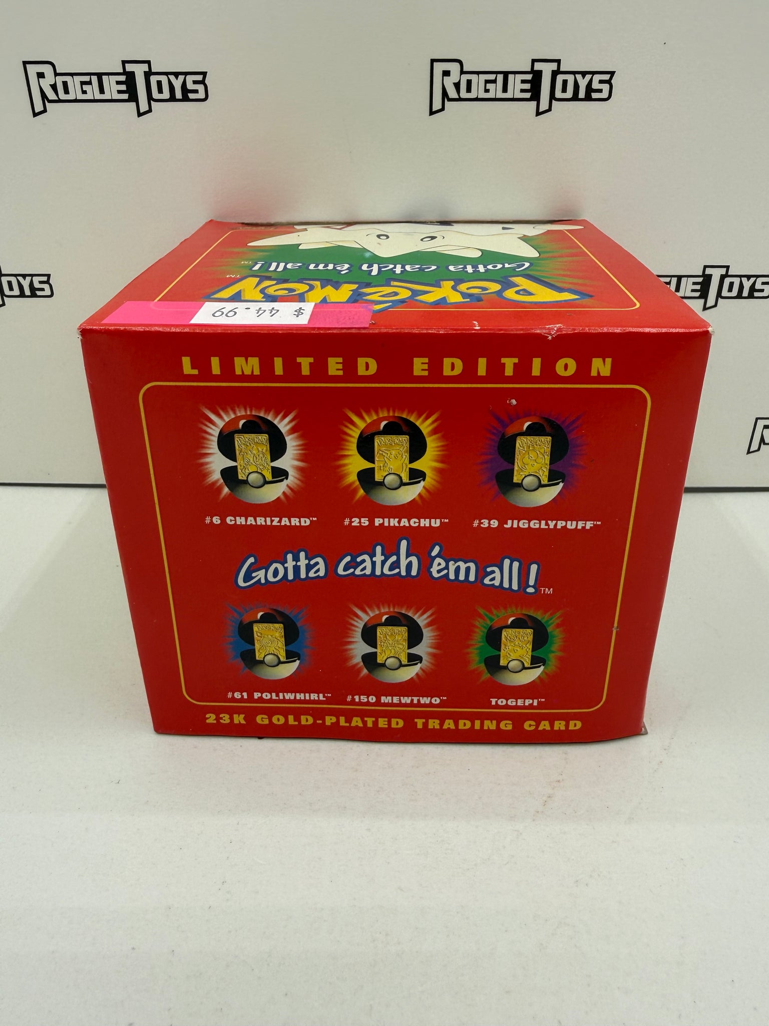 Nintendo Pokémon 23k Gold-Plated Trading Card Togepi| Rogue Toys