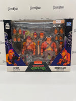 The Loyal Subjects BST AXN Nickelodeon Teenage Mutant Ninja Turtles (TMNT) Bebop (Arcade Flashing) & Rocksteady (Arcade Flashing