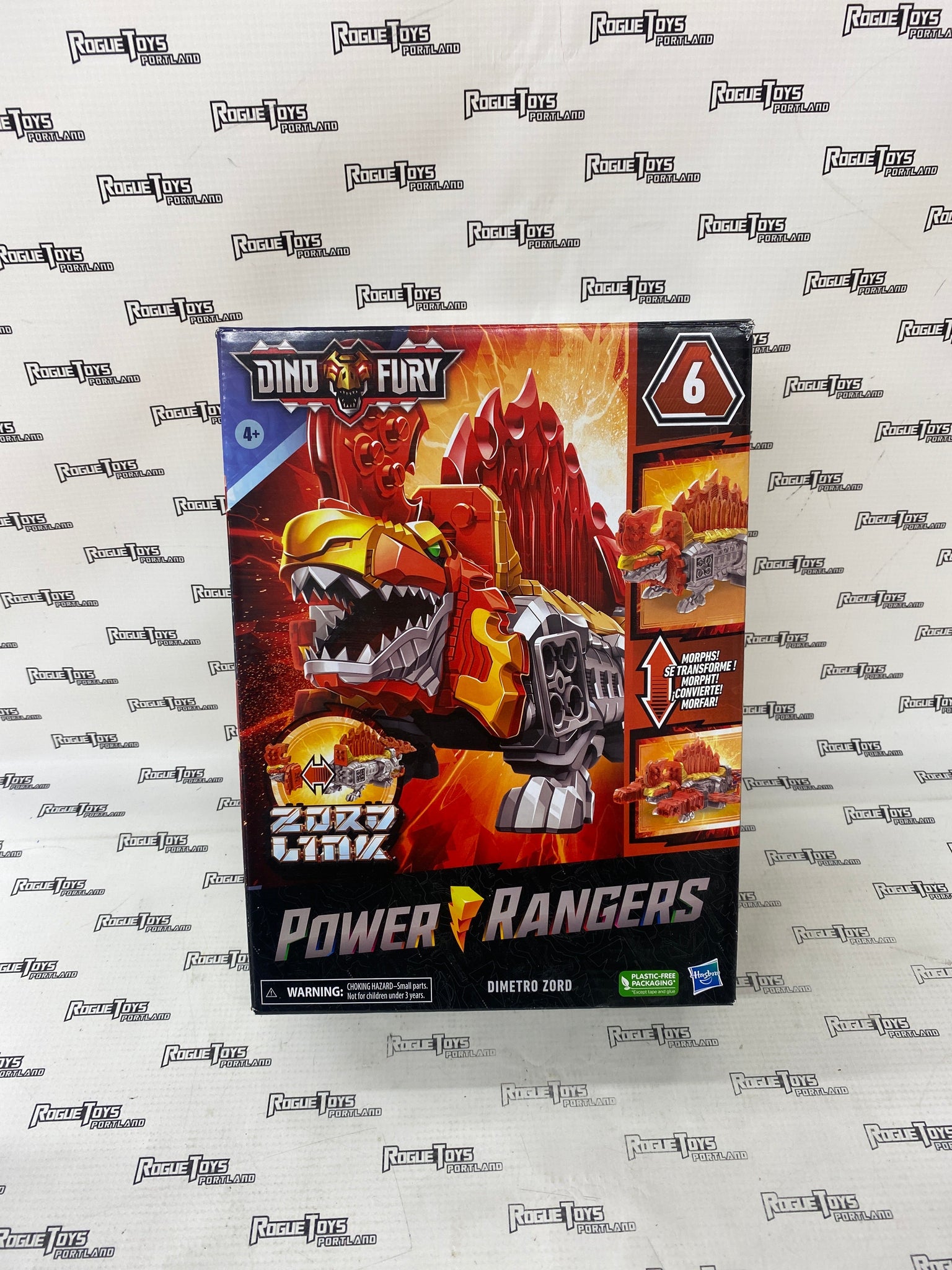 Power Rangers Dino Fury Zord Link Dimetro Zord| Rogue Toys