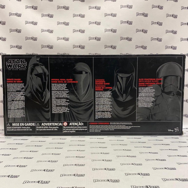 Hasbro Star Wars The Black Series 4-Pack / Senate Guard / Imperial Royal Guard / (Legends) Emperor’s Shadow Guard / Elite Praetorian Guard (with Double Blade) - Rogue Toys