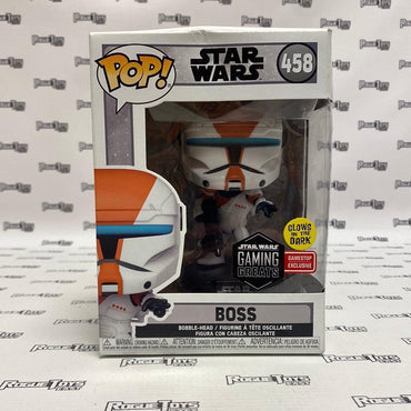 Funko POP! Star Wars Gaming Greats Boss (Glows in the Dark) (GameStop Exclusive) - Rogue Toys