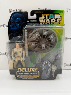 Kenner Star Wars Deluxe Hoth Rebel Soldier w/ Anti-Vehicle Laser Cannon