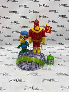 The Simpsons World of Springfield Radioactive Man Lunar Base Playset w/ Radioactive Man & Fallout Boy