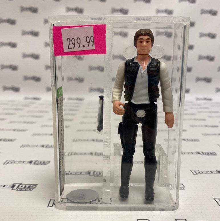 Kenner 1977 Star Wars Loose Action Figure Han Solo Small Head/Molded Legs (AFA 85) - Rogue Toys