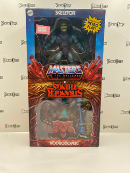 Mattel Masters of the Universe x Netflix Stranger Things Skeletor & Demogorgon