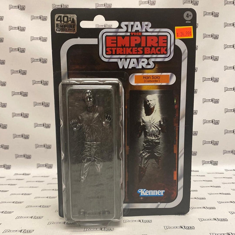  STAR WARS The Black Series Han Solo (Carbonite) 6-Inch-Scale  The Empire Strikes Back 40TH Anniversary Collectible Figure with Stand  ( Exclusive) : Toys & Games