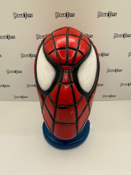Ceramic Hand-Painted Marvel Spider-Man Head Bank (Blue Base)