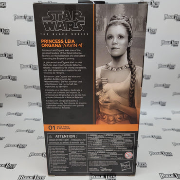 HASBRO Star Wars: The Black Series Princess Leia Organa (Yavin 4) (Star Wars: A New Hope) - Rogue Toys
